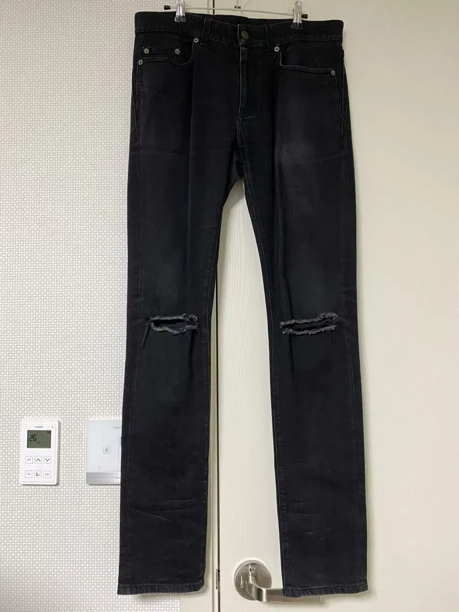 saint laurent cut trousers jeans